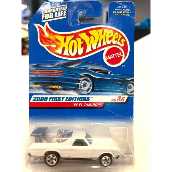 Hot Wheels 2000 First Editions 8 of 36 Collectable Car 68 El Camaro Toy Box Dama - Picture 1 of 10